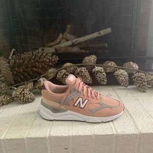 Pale Pink/Salmon colored New Balance X90.